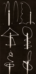 Candlelight Patterns [Suji Nakajima,  from Camera Mainichi May 1956] Thumbnail Images