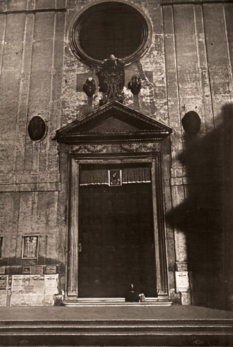 ローマの古寺院 [福田勝治, カメラ毎日 1956年5月号より] パブリックドメイン画像 