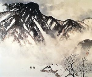 山村深雪 [川合玉堂, 1948年頃, 川合玉堂展 描かれた日本の原風景より]のサムネイル画像