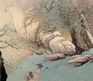 春風春水 [川合玉堂, 1940年, 川合玉堂展 描かれた日本の原風景より]のサムネイル画像