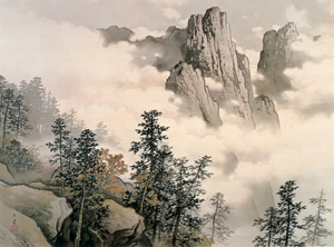 俊峰雨後 [川合玉堂, 1935年頃, 川合玉堂展 描かれた日本の原風景より]のサムネイル画像