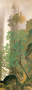 緑陰懸瀑 [川合玉堂, 1928年頃, 川合玉堂展 描かれた日本の原風景より]のサムネイル画像