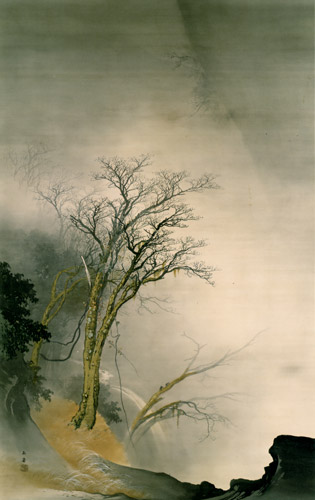 深山濃霧 [川合玉堂, 1909年, 川合玉堂展 描かれた日本の原風景より] パブリックドメイン画像 
