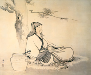 陶淵明之図 [川合玉堂, 1902年頃, 川合玉堂展 描かれた日本の原風景より]のサムネイル画像