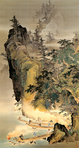 鵜飼 [川合玉堂, 1895年, 川合玉堂展 描かれた日本の原風景より]のサムネイル画像