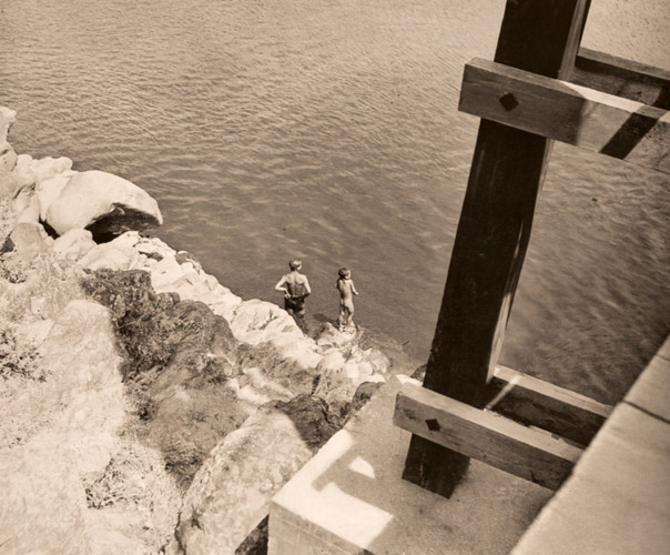 凉風 [水上翠山, アサヒカメラ 1940年6月号より] パブリックドメイン画像 