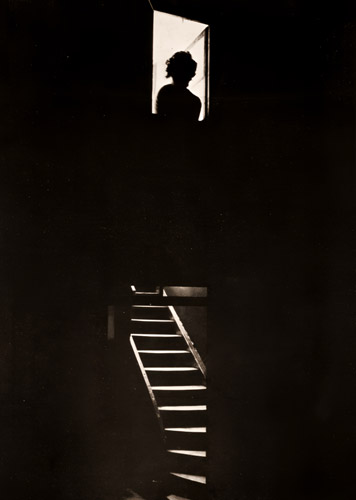 夜 [ヤーコブ・ツッゲナー, アサヒカメラ 1956年1月号より] パブリックドメイン画像 