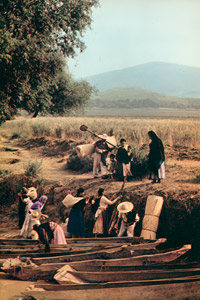 市場の日、メキシコのパツクアロ [Ferenc Berko, Color Photography Annual 1956より]のサムネイル画像