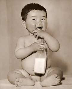 坊やの友 [中沢秀雄, アサヒカメラ 1951年9月号より]のサムネイル画像