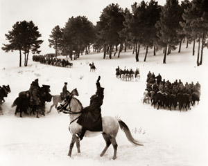ソ連との国境近くで冬季演習を行なうトルコ軍騎兵隊 [デビッド・ダグラス・ダンカン, 1949年, 栄光の「LIFE」展 1946-1955 時代の顔を衝くより]のサムネイル画像