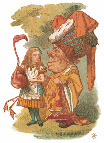 挿絵17(アリスと公爵夫人） [ジョン・テニエル, おとぎのアリスより] パブリックドメイン画像 