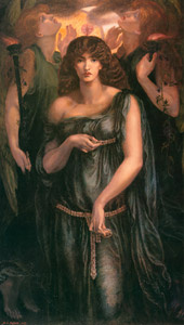アスタルテ・シリアーカ(シリア人の女神アスタルテ） [ダンテ・ゲイブリエル・ロセッティ, 1875-1877年, ロセッティ展より]のサムネイル画像