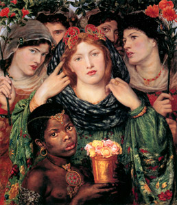 最愛の人(花嫁） [ダンテ・ゲイブリエル・ロセッティ, 1865-1866年, ロセッティ展より]のサムネイル画像