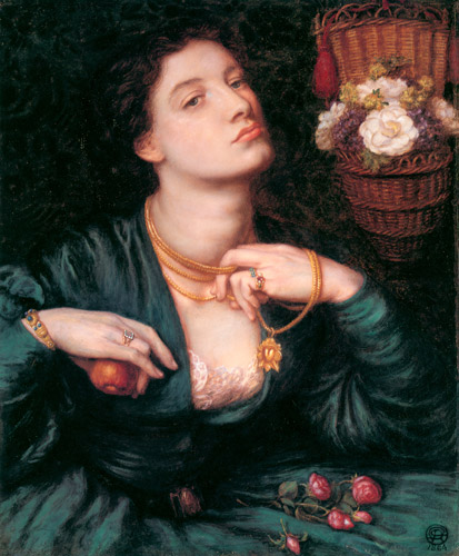 モンナ・ポモーナ [ダンテ・ゲイブリエル・ロセッティ, 1864年, ロセッティ展より] パブリックドメイン画像 
