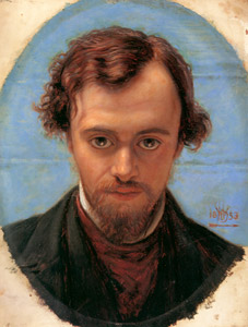 ダンテ・ゲイブリエル・ロセッティの肖像 [ウィリアム・ホルマン・ハント, 1853年, ロセッティ展より]のサムネイル画像