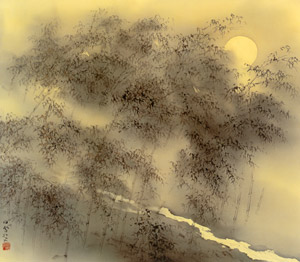 竹林煙月図 [橋本関雪, 1933年頃, 橋本関雪展 没後50年記念より]のサムネイル画像