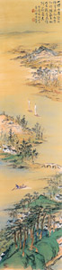 Rivers and Mountains in Spring [Kansetsu Hashimoto, c.1930, from Hashimoto Kansetsu Exhibition: 50th anniversary of his death] Thumbnail Images