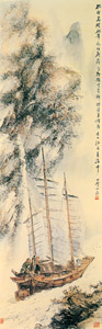 秋峡飛帆図 [橋本関雪, 1925年頃, 橋本関雪展 没後50年記念より]のサムネイル画像