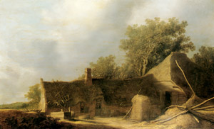 農家の見える風景 [サロモン・ファン・ロイスダール, 1631年頃, ブリューゲルとネーデルラント風景画より]のサムネイル画像
