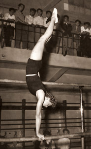 German Gymnastics Shown [Sadao Okawa,  from Asahi Shimbun News Photography 1954] Thumbnail Images