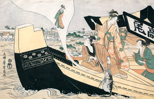 Representation (mitate) of the Story of the Courtesan Takao [Chotensai Eiju, 1789-1801, from Ukiyo-E Masterpieces in European Collections: The British Museum II] Thumbnail Images