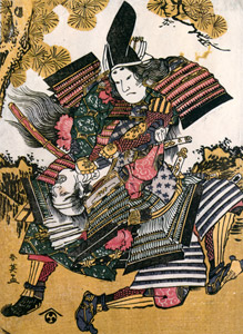 巴御前 [勝川春英, 1789-1781年前期頃, 秘蔵浮世絵大観 第2巻 大英博物館2より]のサムネイル画像