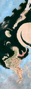 龍虎図 [礒田湖龍斎, 1772-1789年, 秘蔵浮世絵大観 第2巻 大英博物館2より]のサムネイル画像