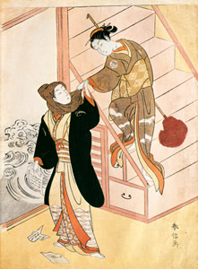 見立錣引 [鈴木春信, 1765-1770年, 秘蔵浮世絵大観 第2巻 大英博物館2より]のサムネイル画像