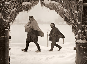 雪の日 [小西朝一, カメラ毎日 1955年3月号より]のサムネイル画像