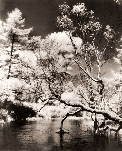 湯川の秋 [秋元満正, カメラ毎日 1955年10月号より] パブリックドメイン画像 
