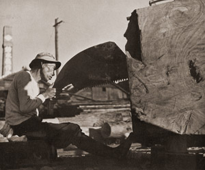 木びき [宮本八郎, カメラ毎日 1955年4月号より]のサムネイル画像
