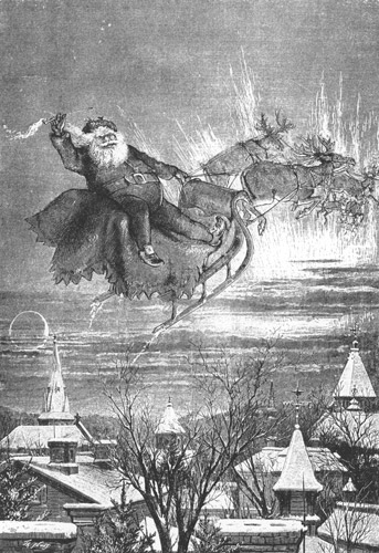 “Merry Christmas to all, and to all a good-night.” [Thomas Nast,  from Thomas Nast’s Christmas Drawings]
