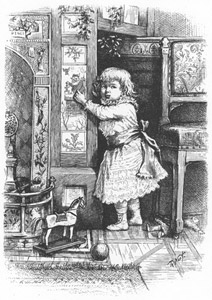 子供部屋のタイル(見つけた！） [トーマス・ナスト, Thomas Nast’s Christmas Drawingsより]のサムネイル画像