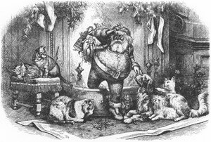 サンタクロースの到来 [トーマス・ナスト, Thomas Nast’s Christmas Drawingsより]のサムネイル画像