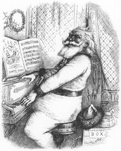 “For he’s a jolly good fellow, so say we all of us.” [Thomas Nast,  from Thomas Nast’s Christmas Drawings]