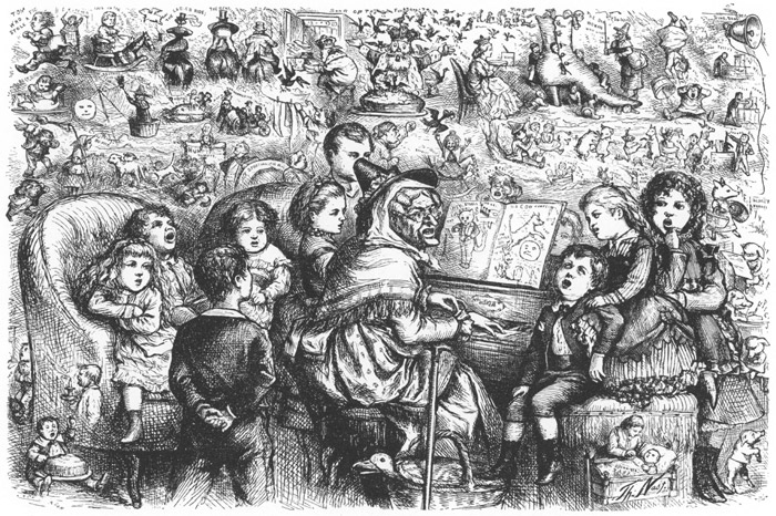 Old Mother Goose Melodies [Thomas Nast,  from Thomas Nast’s Christmas Drawings]