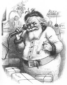 こんにちは [トーマス・ナスト, Thomas Nast’s Christmas Drawingsより]のサムネイル画像