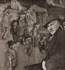 画家エロール [ロベール・ドアノー, カメラ毎日 1956年2月号より]のサムネイル画像