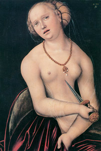 ルクレチア [ルーカス・クラナッハ (子), 1558年, みづゑ 891号 1979年6月より]のサムネイル画像