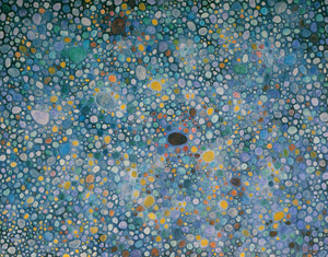 青い中の丸 [瑛九, 1958年, みづゑ 891号 1979年6月より]のサムネイル画像