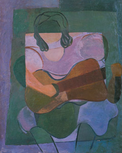 ギターを弾く少女 [瑛九, 1943年, みづゑ 891号 1979年6月より]のサムネイル画像