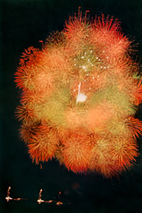 Fireworks [Tadashi Kinoshita,  from Camera Mainichi June 1956] Thumbnail Images