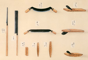 桶屋の道具3 [川原慶賀, みづゑ 903号 1980年6月より]のサムネイル画像