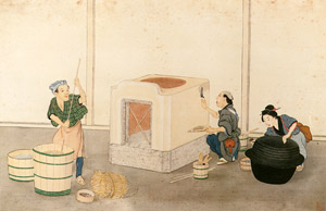左官(職人づくし） [川原慶賀, みづゑ 903号 1980年6月より]のサムネイル画像