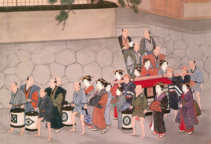 Procession of the Bride [Kawahara Keiga,  from Mizue no.903 June 1980]