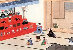 雛祭り(十二ヶ月 祭） [川原慶賀, みづゑ 903号 1980年6月より]のサムネイル画像