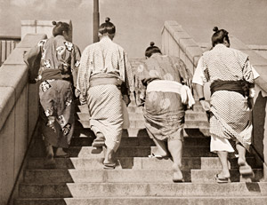 力士と石段 [米山明治, 日本カメラ 1955年2月号より]のサムネイル画像