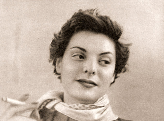 パリの女 [丸岡明, 日本カメラ 1955年2月号より] パブリックドメイン画像 