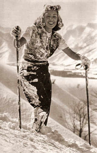 雪だるま [岡田七郎, 日本カメラ 1955年2月号より] パブリックドメイン画像 
