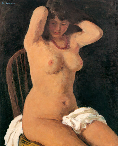 裸婦 [寺内萬治郎, 1960年, 寺内萬治郎展より] パブリックドメイン画像 